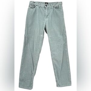 BDG Urban Outfitters Dad Fit Mens 30x25 Smoky Blue Corduroy Pants 5-Pocket Jeans